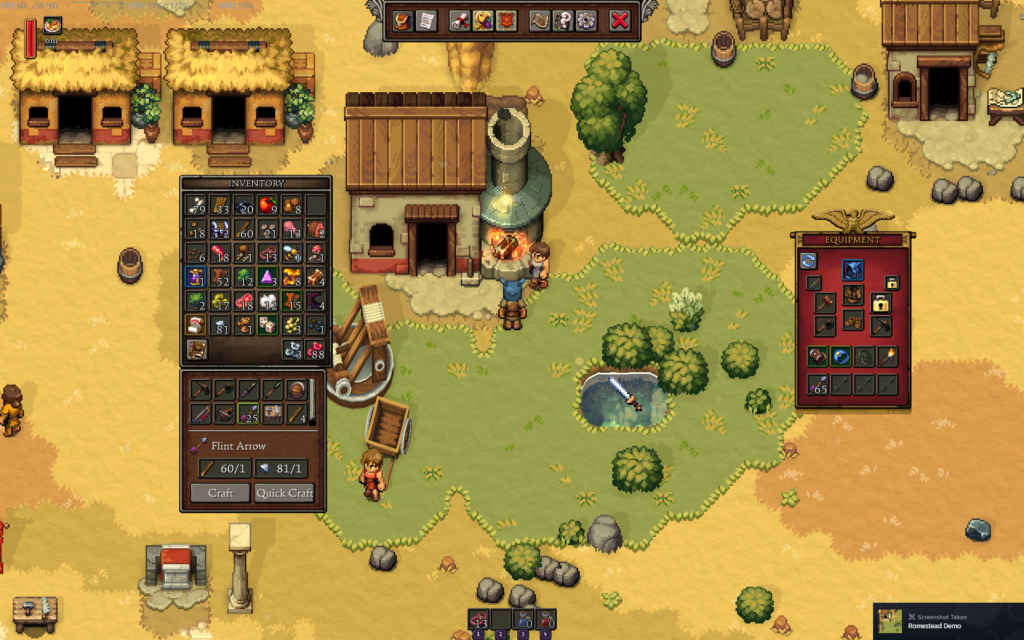 Romestead: Making Copper Bars